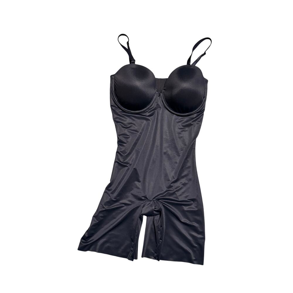 ASSETS by SPANX Black Shapewear Bodysuit / Body Shaper Size Large